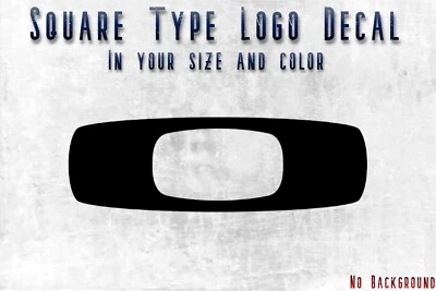 PREMIUM VINYL Oakley "O" Logo Decal Sticker 3" 5" 7" 11.5" Sunglasses Golf Vault Polarized