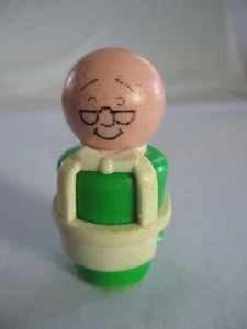 Fisher Price, Little People, Sesame Street, #938, MR. HOOPER - Bild 1 von 6