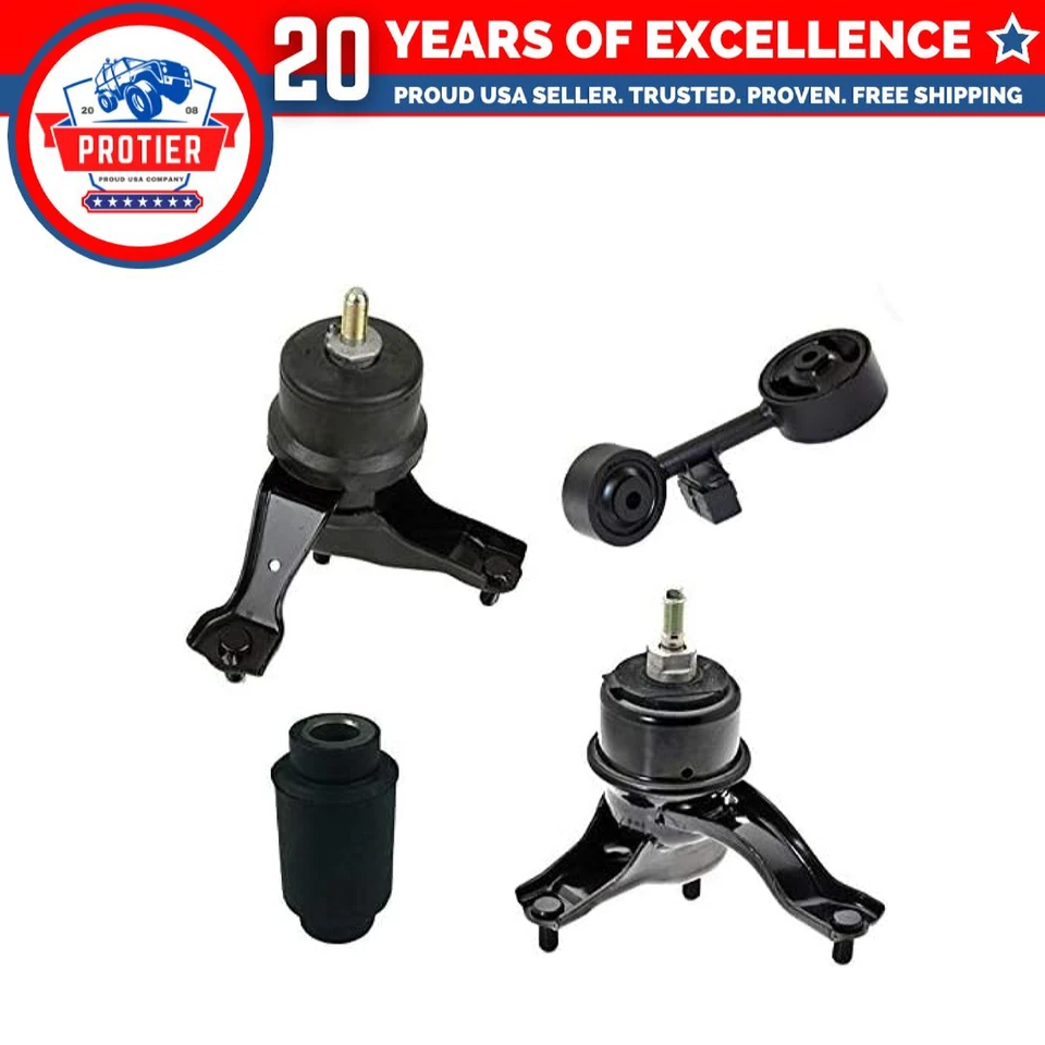 Fits 2004 Toyota Highlander 3.3L AUTO Engine Motor & Trans Mount Set : A4212, — 第 1/2 张图片
