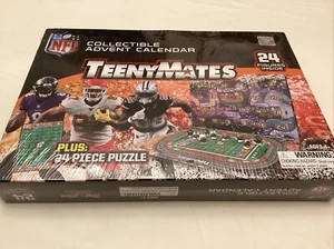NUEVO TeenyMates NFL Fútbol Coleccionable 24 Figuras Calendario de Adviento TopBin Sellado - Imagen 1 de 2