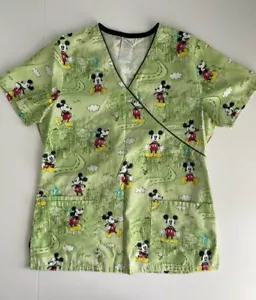 Disney Mickey Mouse Pediatric Nurse Scrubs Top Women’s XS - Picture 1 of 7