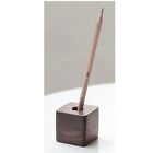 Lightweight Log Pen Holder Durable Walnut Single Pen Holder Office