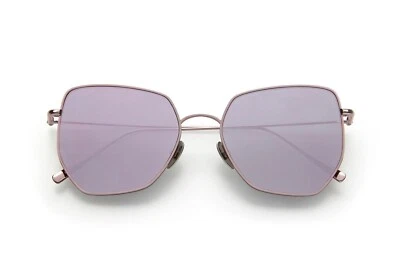 Новый Kaleos Boggs геометрический титана розового золота металлический солнцезащитные очки фиолетовый плоский объектив - Изображение 1 из 4