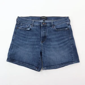 Banana Republic 6" Denim Jean Shorts Womens 6 Blue Cotton Blend Stretch Casual - Picture 1 of 9