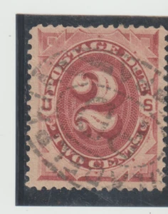 US Scott#J22 VF-XF 1891s 2c Postage Due with A SON Town Cancelation - Picture 1 of 1
