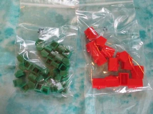 Monopoly 34 Houses and 13 Hotels Plastic set board game pieces parts GENUINE  - Picture 1 of 1