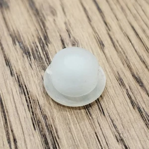 Ikea Magiker Coffee Table Glass Top Clear White Rubber Cushion Pad Part Round