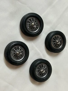 1:18 Icon Models 1962 Jaguar MK 2 Bob Jane Wire Wheels & Tyres Only, As New - Picture 1 of 7