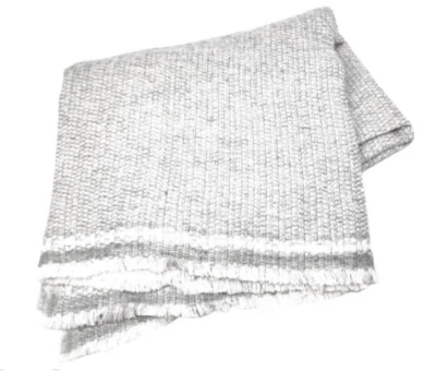 Cashmere Wool Soft Queen Size Throw Blanket Handmade in Nepal 90" x 110" - Image 1 of 4
