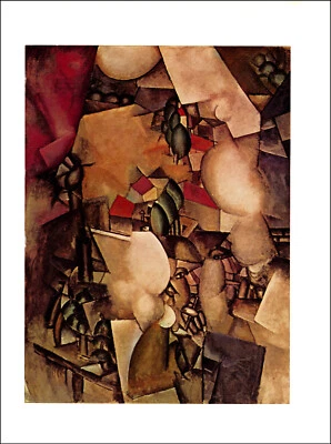 Plato de bellas artes Fernand Leger The Smokers 1911 1976 estampado vintage llanto Foto 1 de 3