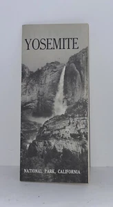 Folleto del Parque Nacional de Yosemite, California, c. 1962 publicidad efímera - Imagen 1 de 10