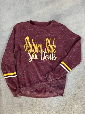 Suéter Arizona State Sun Devils para mujer mediano rojo estampado gráfico Coliseo Foto 1 de 4