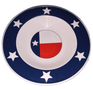 Texas Themed Plate By Totally Today (8.5" Inches) - Picture 1 of 2