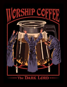 Steven Rhodes - Worship Coffee - Offiziell 30 x 40 cm gerahmter Druck Wandkunst - Bild 1 von 1
