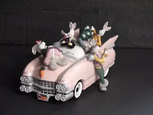 Fitz & Floyd Sock Hoppers Musical Pink Cadillac Let Me Call You Sweetheart - Imagen 1 de 17