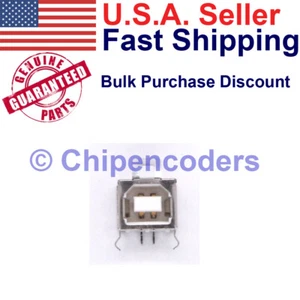 USB Type-B Female Right Angle 4-pin PCB Connector Socket Jack - Picture 1 of 7