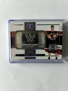 Barra Panini Impecable 2022 con logotipo plateado WWE/35 estuche John Cena GOAT Hit 1 Troy Oz - Imagen 1 de 2