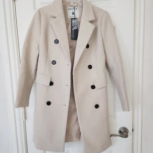Allegra K Women's Winter Coat Elegant Notched Lapel Double Breasted Trench Coat - Picture 1 of 11