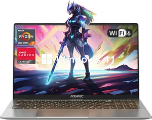 Laptop 16.1 FHD Gaming Laptop, AMD Ryzen 7 5700U, 16GB RAM, 512GB SSD, Windows 1 - Picture 1 of 12