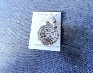 NOC Estate de colección años 50-60 estéreo 3D DIJES: SELLO disco del estado de Alaska + etiqueta iglú 3D - Imagen 1 de 9