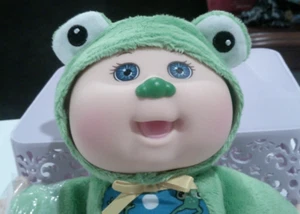 CPK Cabbage Patch Kids Cuties Green Rainforest FROG Plush Stuffed Animal NWT - Picture 1 of 5