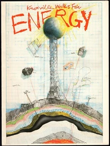 Carpeta de la Feria Mundial de Energía de Knoxville 1982 de EE. UU. - Imagen 1 de 4