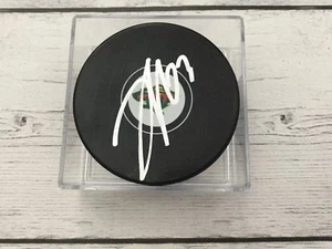 Tyler Ennis Autographed Signed Minnesota Wild Hockey Puck a - Picture 1 of 1