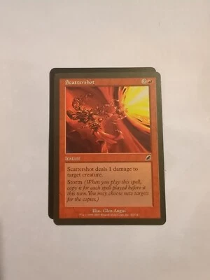 MISPRINT | MISCUT MTG Scattershot -  Magic the Gathering MTG Scourge Single Card - Image 1 of 3