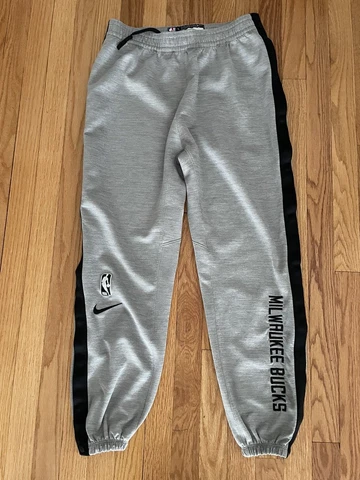 Nike NBA Milwaukee Bucks #0 Donte DiVincenzo Player Issued Game Pants Large Cover