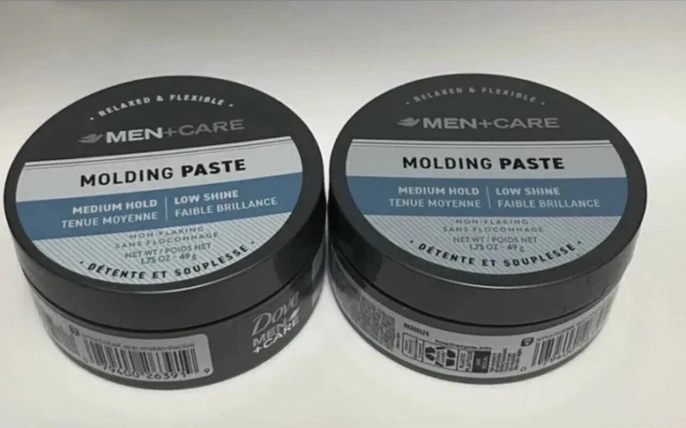 Lote de 2 pasta moldeadora Dove Men + Care sujeción media bajo brillo 1,75 oz cada una 2. 71 Foto 1 de 1