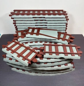 Playskool Express Curve Straight Short Train Track LOT Vintage 1988 - Picture 1 of 7