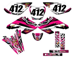 2001-2004 XR 80 MAYHEM Pink Senge Graphics Kit Compatible with Honda - Picture 1 of 10