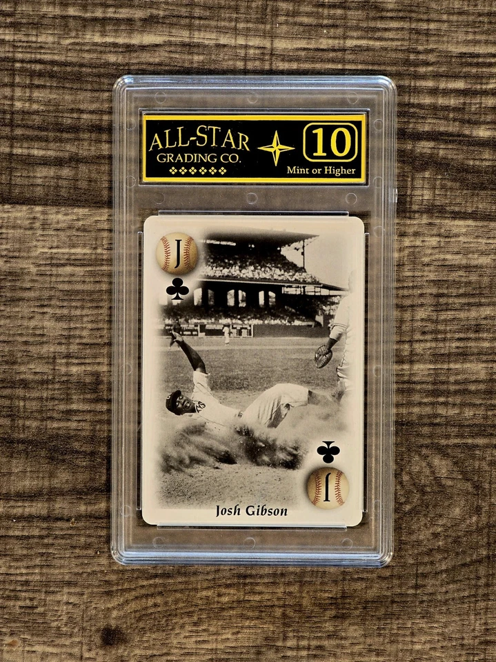 JOSH GIBSON 2000 U.S. PLAYING CARD ALL CENTURY TEAM GRADED ASG MINT 10 - Image 1 of 1