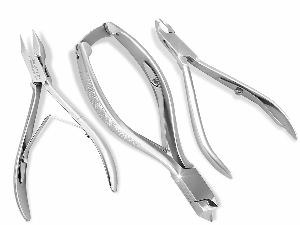 InstrumenteNRW 3 Nagelzangen Pediküre Set