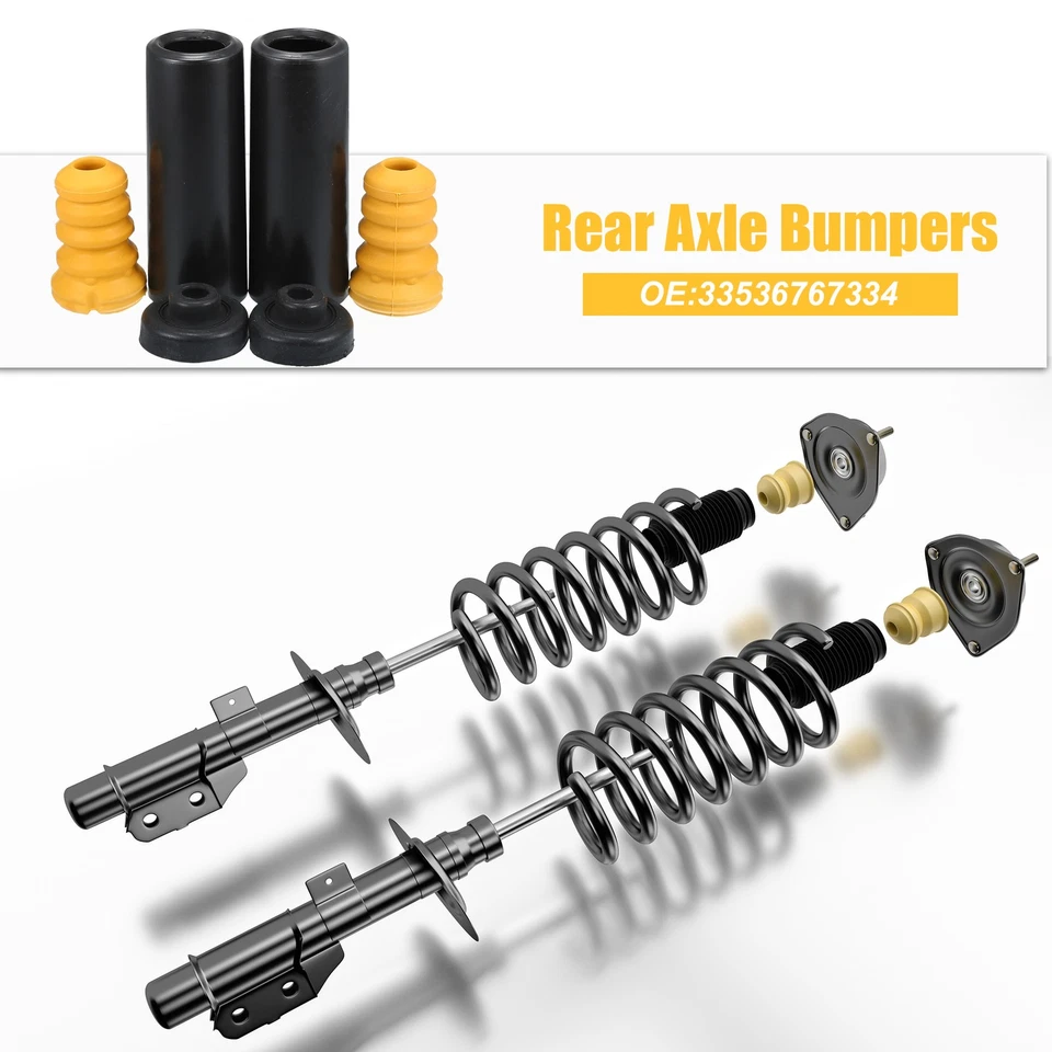 Car Rear Bumper Shock Absorber No.33536767334 for BMW 1 Series M 2011 1 Set - Image 1 of 4