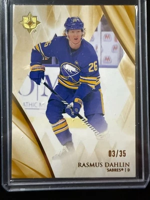 2023-24 Ultimate Collection Rasmus Dahlin Gold 8/35 Buffalo #5 - Image 1 of 2
