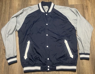 Chaqueta de bombardero universitaria clásica Springfield de Raw Blue para hombre 2XL hecha a mano de nailon Foto 1 de 4