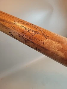 Vintage 1940s Draper Maynard D&M Wood Semi Pro Baseball Bat Lou Gehrig Model 34" - Picture 1 of 8