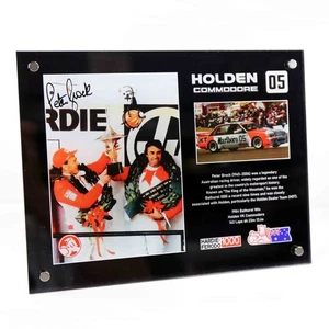 Peter Brock Signed Memorabilia 1984 Holden VK Bathurst Winner Acrylic Photo. - Picture 1 of 6