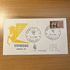 BUSTA FDC PRIMO GIORNO ESPRESSO EMISSIONI 1976 COLLEZIONE - Imagen 1 de 2