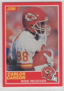 Juego de equipo Score Football Kansas City Chiefs 1989 - Imagen 1 de 1