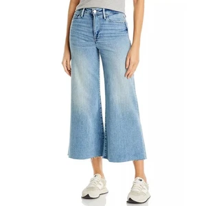 Pantalones de mezclilla para mujer Galeston Le Palazzo cortos de pierna ancha talla 31 - Imagen 1 de 10