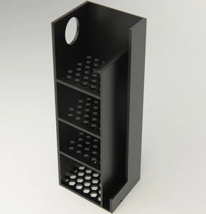 Fluval Evo Spec 13.5g / 52L Media Basket – Chamber 2 Fit - 4 Tier Shelf - Black - Picture 1 of 4