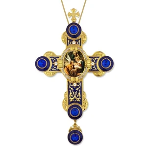 Nativity of Christ Byzantine Styled Wall Cross Pendant Room Office Decor 9" - Picture 1 of 1