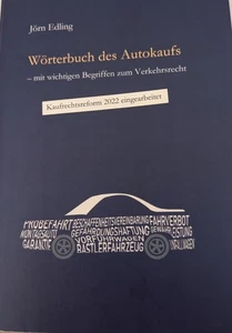 Wörterbuch des Autokaufs | mit wichtigen Begriffen zum Verkehrsrecht | Edling - Bild 1 von 2