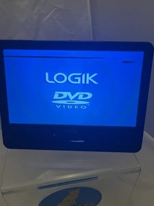 LOGIK 9" Portable in-car DVD Player SINGLE UNIT "A" - LINES ON SCREEN -see pics - Picture 1 of 2