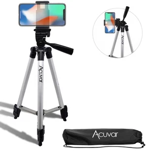 Professional Camera Phone Holder Tripod Stand for Smartphone iPhone Samsung+ Bag - Picture 1 of 9