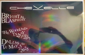 Chevelle - Bright as Blasphemy Promo Konzert Poster - 5/25 #551/600 mit Knick - Bild 1 von 7