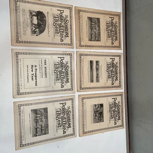 Vintage Spotted Poland China Pig Hog Digest 1925 LOT OF 6 - Picture 1 of 4