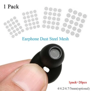 20 pièces écouteurs anti-poussière réseau maille acier 4 mm 4,2 mm 4,7 mm 5 mm accessoires -yg - Photo 1 sur 12